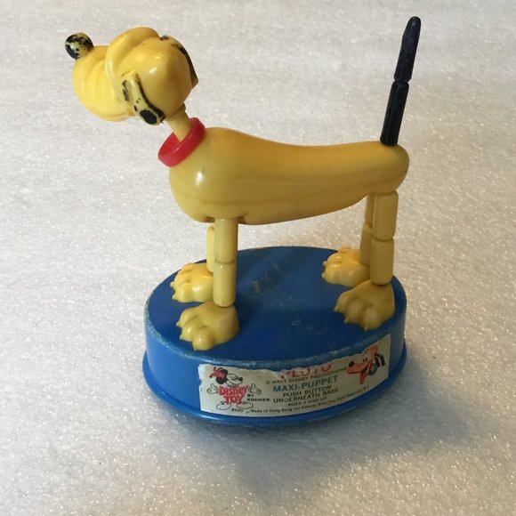 Walt Disney Pluto Maxi Puppet push up toy Kohner - Picture 2 of 6